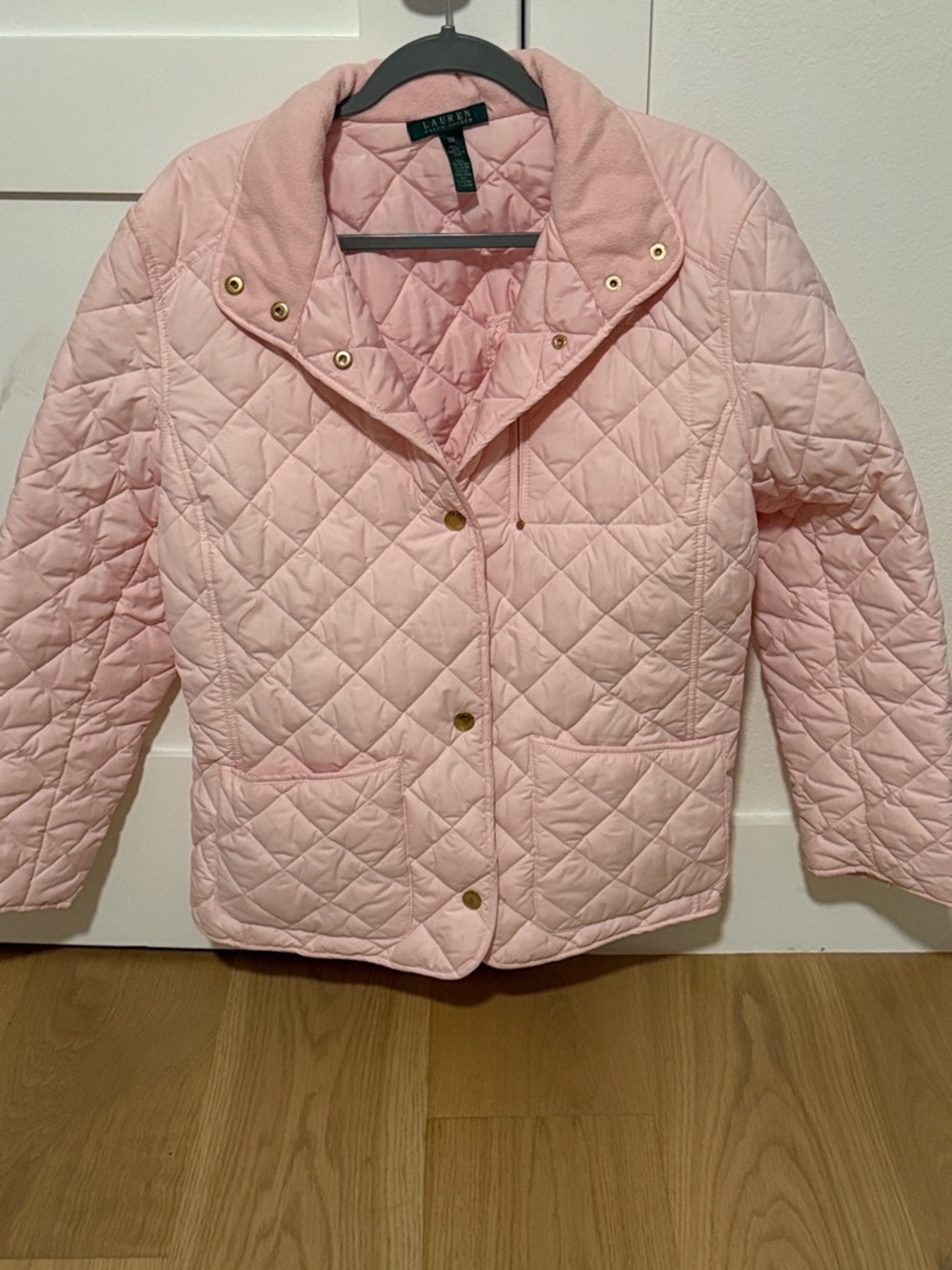 Ralph Lauren Quilted Light Pink Jacket